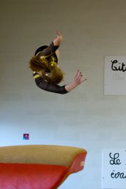 Pauline au saut et Salomé à la poutre