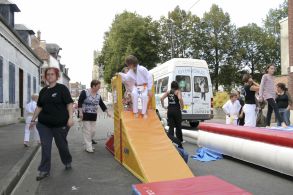 Les plus petits ne sont pas oubliés avec le parcours babygym